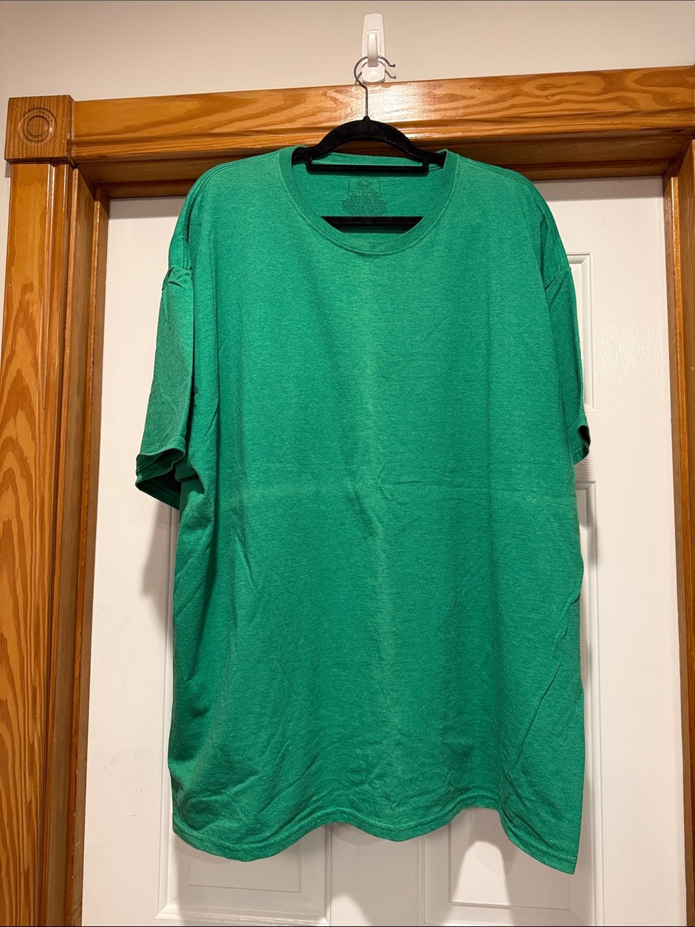 Fruit of the Loom Men's Solid Green Short Sleeve Tee